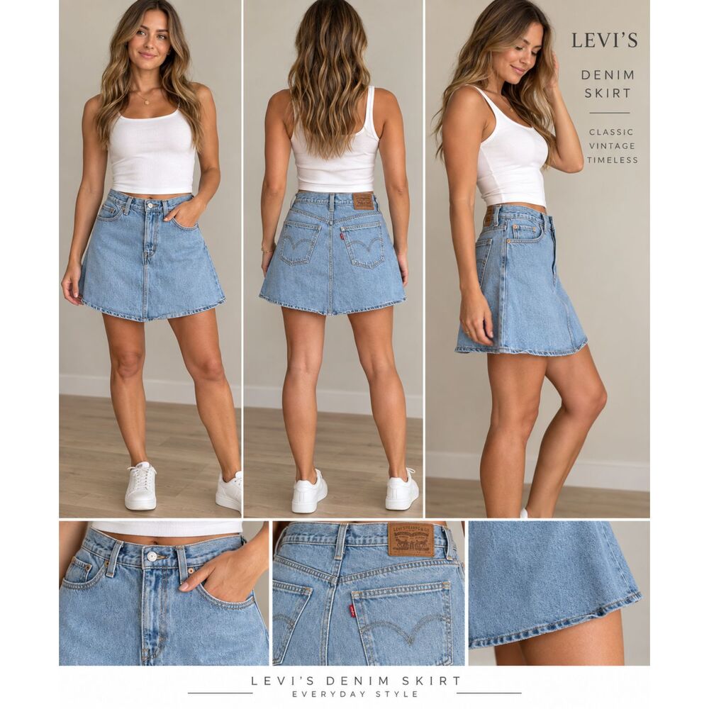 Levi’s Premium Denim Shorts Size 29 High Rise Light Wash